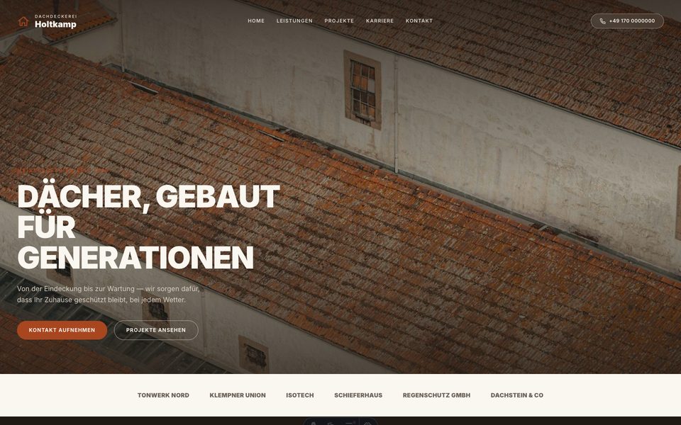 Dachdeckerei Holtkamp – Dachdeckerei